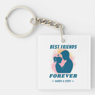 Daddy-Daughter Beste Vriend Voor Altijd - Custom N Sleutelhanger