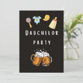 daddy douche couche invitations de fête (Debout devant)