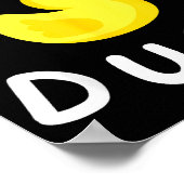 Daddy Duck Birthday Rubber Duck Lover Family Match Poster (Hoek)