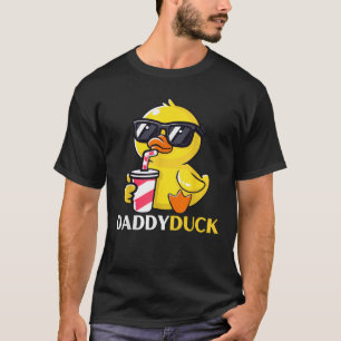 Daddy Duck Rubber Duck Verjaardagsfeestje Familie T-shirt