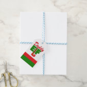 Daddy Elf Cadeaulabel (Met Touw)