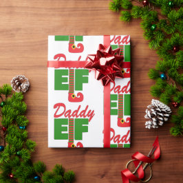 Daddy Elf Cadeaupapier