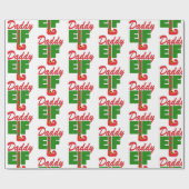 Daddy Elf Cadeaupapier (Vlak)