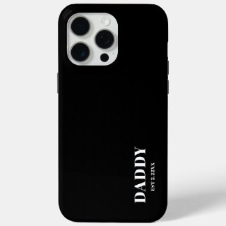 Daddy Est custom  Black &White  iPhone / iPad case