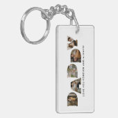 DADDY Foto Collage Sleutelhanger (Voorkant Links)