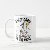 Daddy Goose On The Loose Funny Birthday Matching F Koffiemok (Links)