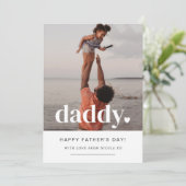Daddy Heart - Carte photo de Fête des pères (Debout devant)