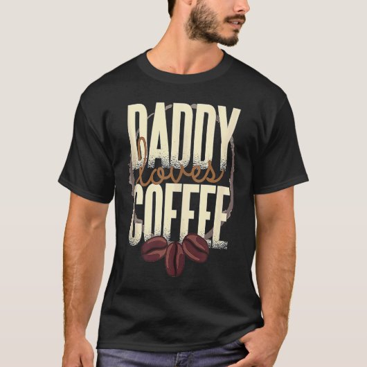 Daddy Loves Coffee Tank Top (Voorkant)