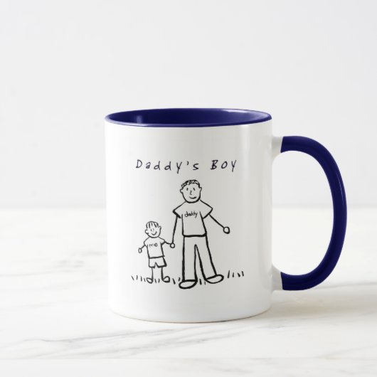 Daddy & Me Mug (Dessin) (Droite)