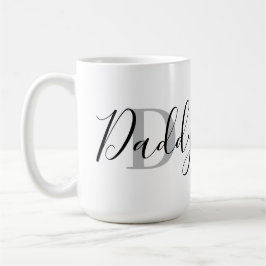 Daddy Monogram Grey Koffiemok