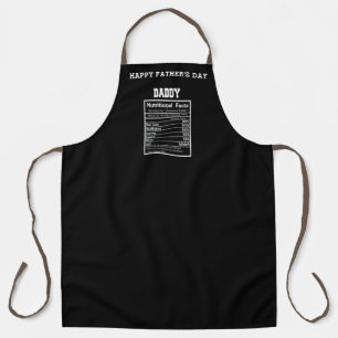 Daddy Nutritional Facts vaderdag schort