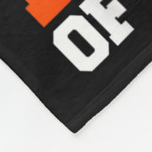 Daddy Of Rookie 1st Basketball Bday Theme Matching Fleece Deken (Hoek)