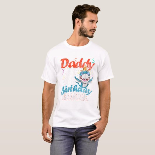 Daddy Of The Birthday Boy Father T-shirt (Voorkant volledig)