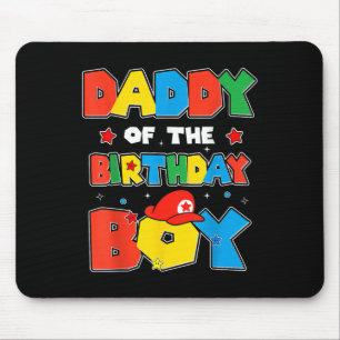 Daddy of the Birthday Boy Spel Gaming Familie Matc Muismat