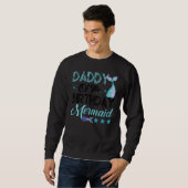 Daddy Of The Birthday Mermaid Family Matching Part Trui (Voorkant volledig)