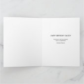 DADDY Photo Letter Cutout Birthday Kaart (Binnen)