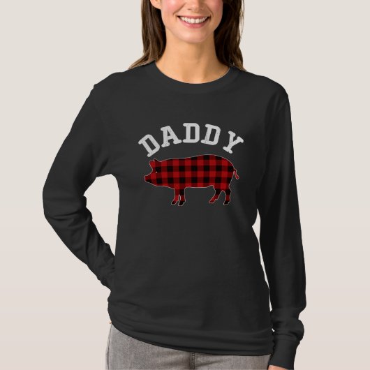 Daddy Pig  Matching Family Pig T-shirt (Voorkant)