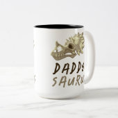 Daddy Saurus Dinosaur Mug (Devant droit)