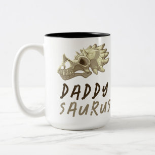 Daddy Saurus Dinosaur Mug