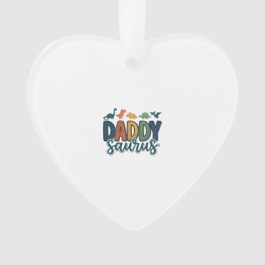 Daddy Saurus Papa Dinosaure Mignon Conception de V (devant)