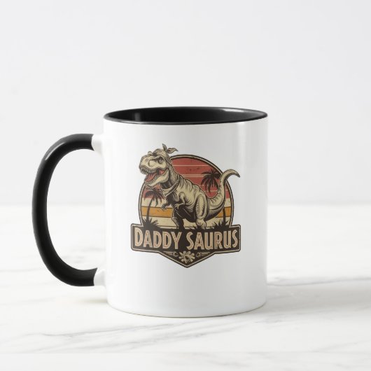 Daddy Saurus T Rex Dinosaur Daddy Saurus Mok (Links)