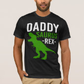 Daddy Saurus T-Rex T-shirt (Voorkant)
