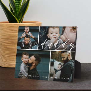 Daddy Script   Gefeliciteerd Vader Dag 4 Foto Coll Fotoplaat