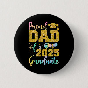 Daddy Senior 2025 Trotse vader van een CL van 2025 Ronde Button 5,7 Cm