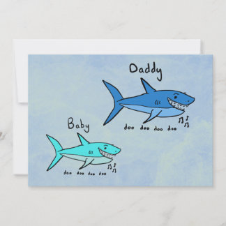 Daddy Shark & Baby Shark Leuk Vaderdag Kaart