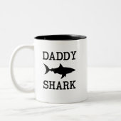 Daddy Shark Coffee mok Grappig papa cadeau (Links)