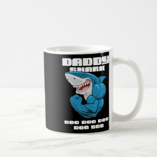 Daddy Shark T-shirt Grappig Vaderdag Cadeau Voor K Koffiemok