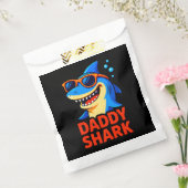 Daddy Shark Vaderdag geschenken Bedankzakje (Gezegeld)