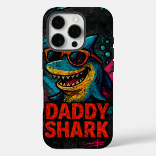 Daddy Shark Vaderdag geschenken iPhone 16 Pro Hoesje