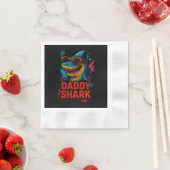 Daddy Shark Vaderdag geschenken Servet (Insitu)