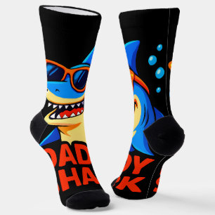 Daddy Shark Vaderdag geschenken Sokken