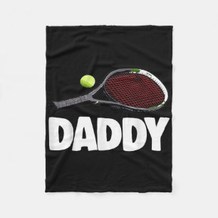 Daddy Tennis S Funny Vrouwen Tennis Speel T - shir Fleece Deken
