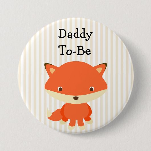 Daddy to be Button Woodlands Thema (Voorkant)
