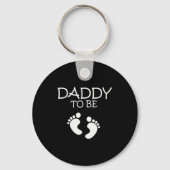 Daddy To Be New Dad Gift Tee  Sleutelhanger (Voorkant)