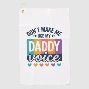 Daddy Voice Vintage Pride T-shirt ontwerp_1 Golfhanddoek