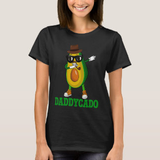 Daddycado  Dabbing Daddy Avocado Vegan Father's Da T-shirt