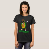 Daddycado  Dabbing Daddy Avocado Vegan Father's Da T-shirt (Voorkant volledig)