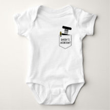 Daddy's assistent, chiropractische baby, chiro tee