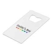 Daddy's Boy, Pride Rainbow Hearts, Funny Cool LGBT (Dos Angle)