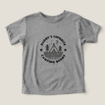 Daddy's favoriete Camping Buddy Baby shirt