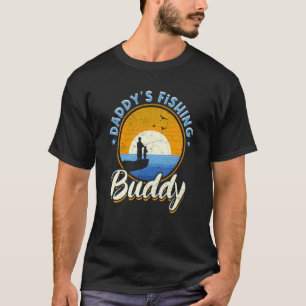 Daddy's Fishing Buddy Kleding Voor Visser Toebehor T-shirt