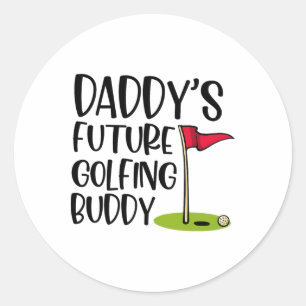 Daddy's Future Golfing Buddy 1 Ronde Sticker
