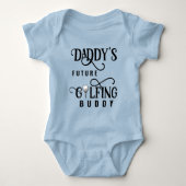 Daddy's Future Golfing Buddy Baby Bodysuit (Voorkant)