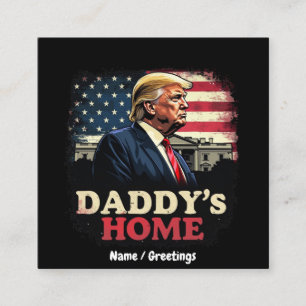 Daddy's Home 2025 Een patriottische en grappige ta Vierkante Visitekaartje