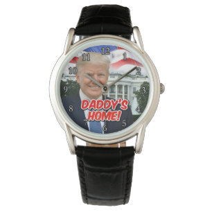 Daddys Home President Donald Trump 47 inauguratie Horloge