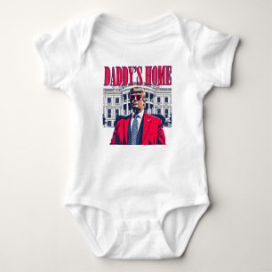 Daddy's Home Rood Wit & Blauw Trump Romper